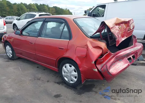 2001 Toyota Corolla S from USA, damaged, VIN 1NXBR12E81Z424139
